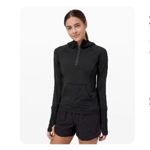 Lululemon sleek performance half zip hoodie